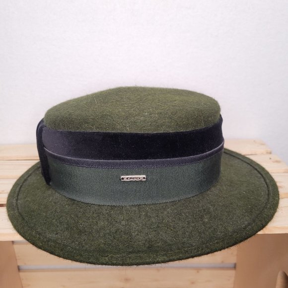 Capo Green Wool Hat size 7 MED - Picture 4 of 12